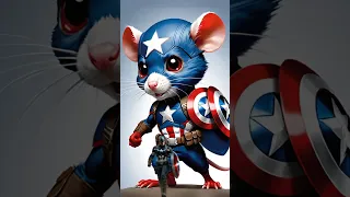 Superheroes but rat version #Avengersbut #version