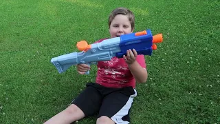 Nerf Fortnite Super Soaker TS-R Unboxing and Play
