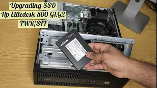 Upgrading SSD || Hp Elitedesk 800 G1,G2 TWR/SFF