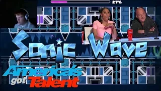 Acharne GD: 15-Year-Old Geometry Dash Player Beats Sonic Wave - America's Got Talent 2017 Auditions