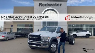 Like New 2024 Ram 5500 Chassis SLT Regular Cab 4x4 - Only 208KMs | Stock # P1485 - Redwater Dodge