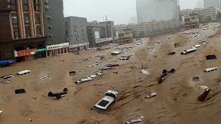 Powerful flood in China. Guangdong goes under water!!!