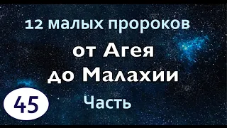 Бибельтренинг 45 | 12 малых пророков | Часть 4 | От Агея до Малахии