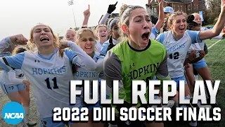 Johns Hopkins vs. CWRU: 2022 DIII women's soccer championship | FULL REPLAY