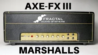 Axe-Fx III Marshall Models - Part One