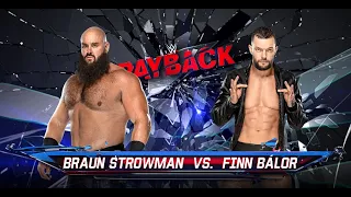 Braun Strowman vs Finn Balor | Payback Championship Full Match | WWE 2K22 [60FPS]