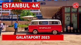 Galataport Istanbul Modern 2023 Cruise Ships Port Walking Tour|4k 60fps