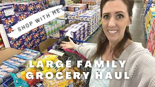 ✨Once-A-Month✨ June GROCERY HAUL for our large fam || healthy summer foods + 5 stores