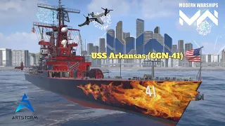 Modern Warships | USS Arkansas (CGN-41) | Next News Battle Pass