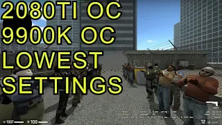 RTX 2080ti 2100MHz / i9 9900k 5Ghz - CS:GO FPS Benchmark 1080P LOW settings