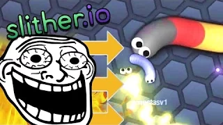 Slither.io небольшая нарезка.