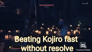 How to beat kojiro(Six blade of Kojiro) - Ghost of tsushima