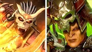 Mortal Kombat 11 Aftermath Shao Kahn Death Scene Vs Mortal Kombat 9 Shao Kahn Death Scene Comparison