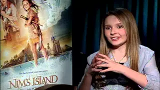 Nim's Island: Abigail Breslin Exclusive Interview | ScreenSlam