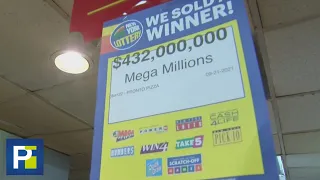 Esta pizzería vendió el boleto ganador de 432 millones de dólares del Mega Millions en Nueva York