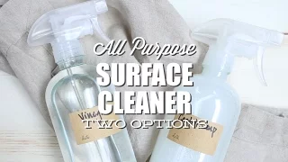 DIY All-Natural Surface Cleaner: Two Ways