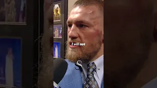 Conor McGregor explains his devastating loss to Nate Diaz at UFC 196 #shorts