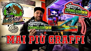 MTB Garage _  MAI PIU' GRAFFI ! ! ! Skin protettivo telaio Chameleon Skin #ChameleonSkin