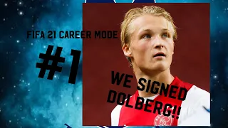 We Signed Kasper Dolberg From Ajax!! FIFA 21 CAREER MODE #1