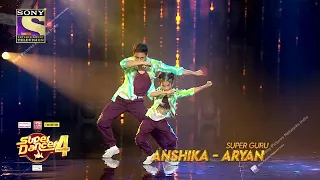 Anshika Rajput with Aryan Patra | Superdancerchapter4 | Sonytv