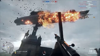 Battlefield 1 Epic Zeppelin Crash HD