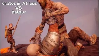 God of War Kratos & Atreus vs Baldur ultimate father and son combo