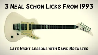 3 Neal Schon Licks From 1993