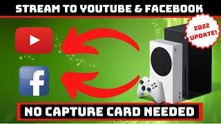 How To Stream From Xbox Series S To YouTube And Facebook Simultaneously (NO Capture Cards!)