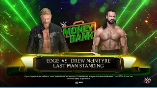 WWE 2K23 Edge Vs Drew McIntyre