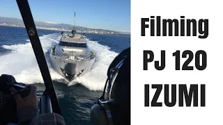 Helicopter footage of Palmer Johnson 120 IZUMI