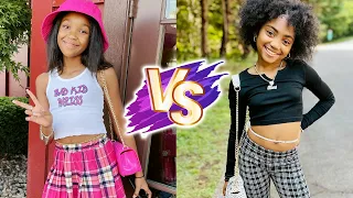 imbadkidpariss (BAD KID PARIS) VS Lani Love (KHALANI SIMON) Natural Transformation 🌟 2024