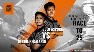 1 on 1 | Regalario vs Aspuria | 10 Ball | Race to 25 | August  17, 2022