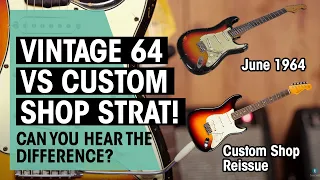 Can you hear a difference? | Original Fender '64 Stratocaster vs. Custom Shop Reissue | Thomann