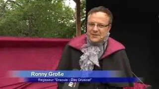 RFH bei den Proben für "Dracula Das Grusical" 2014
