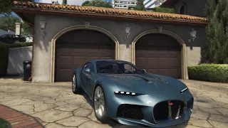 Bugatti Atlantic -  Driving with 🎮 Xbox Controller - GTA 5 - 5/5 Star FREE Mod Test