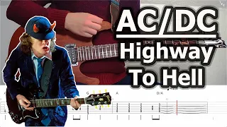 AC/DC - Highway To Hell | Guitar Tabs Tutorial