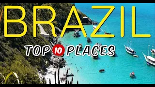 Top 10 Places to visit in Brazil  |  Brazil Travel Guide 2024