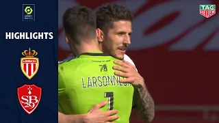 AS MONACO - STADE BRESTOIS 29 (2 - 0) - Highlights - (ASM - SB29) / 2020-2021