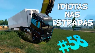🚛 IDIOTS on the ROADS #58 | FUNNY moments in TruckersMP - EURO TRUCK SIMULATOR 2.