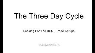 THE THREE DAY CYCLE  (STALKING THE BEST Day Trading SETUPS)