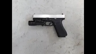[Airsoft] WE Glock 17 Gen 5 Silver GBB Pistol