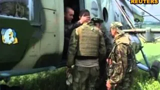 Украинские силовики задерживают боевиков под Славянском