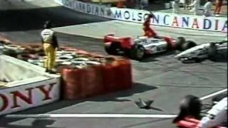 INDY VANCOUVER 1994 ACIDENTE ENTRE EMERSON FITTIPALDI E NIGEL MANSELL