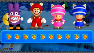 New Super Mario Bros. U Deluxe – 2-4 Players Walkthrough Co-Op