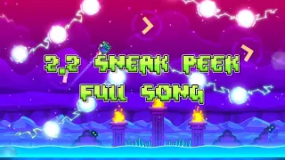 Geometry Dash 2.2 Sneak Peek song [EXTENDED]