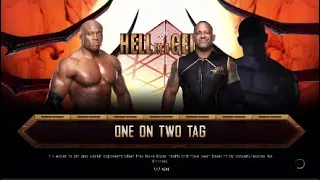 WWE 2K22: Hell In A Cell '22: Bobby Lashley Vs Omos & MVP