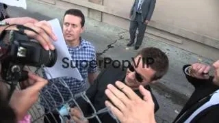 Jeremy Renner meets fans in Hollywood, 07/24/12