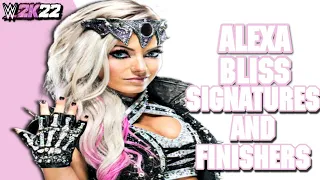 WWE 2K22 - Alexa Bliss Signatures and Finishers