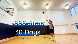 Shooting a Basketball 100 Times Every Day for 30 Days