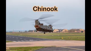 Chinook Lifter 1 in Exercise Chameleon action at RAF Leuchars [4K/UHD]